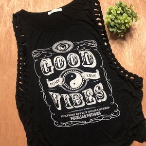 Do Not Disturb Brand Cut Out Tee